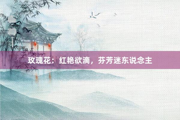 玫瑰花：红艳欲滴，芬芳迷东说念主